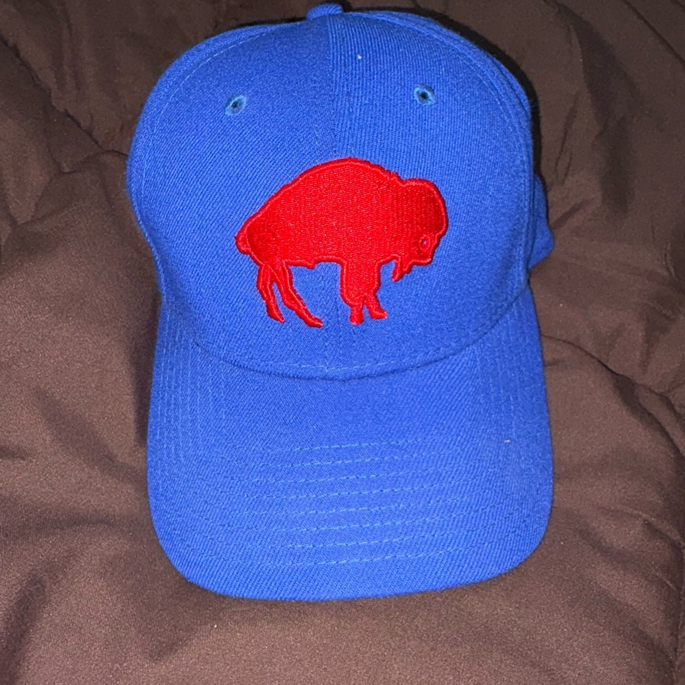 Blue Cap with Red Buffalo Logo